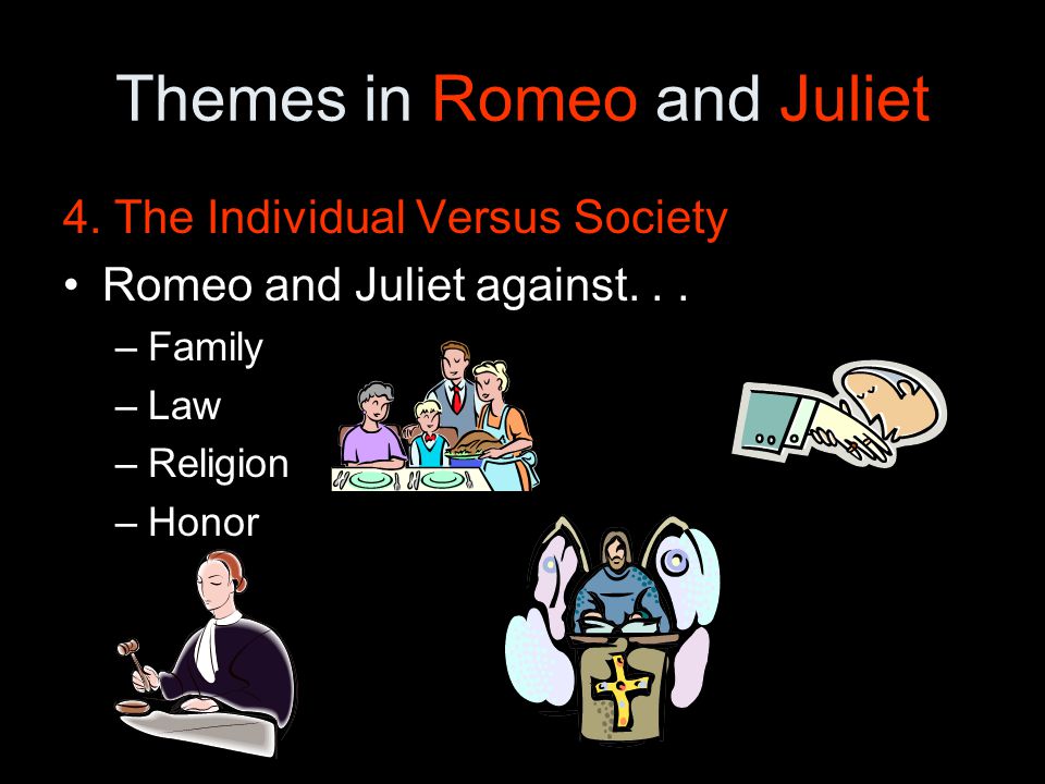 Romeo and juliet themes relevant for